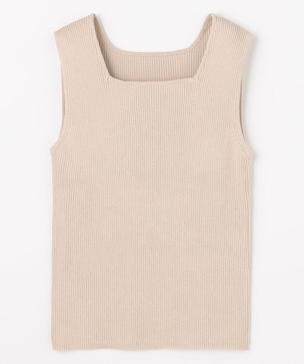 ANY ニットタンク サンドベージュ