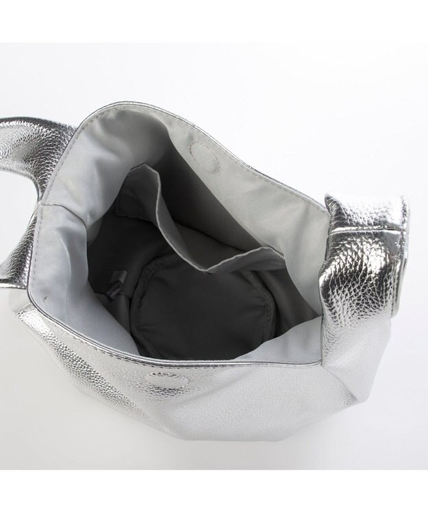 UNBILLION カシュカシュ cachecache / ワンハンドルラウンドバッグ シルバー