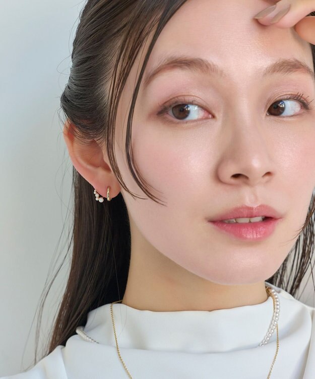 Phoebe 【痛くないシリーズ】ミルキーウェイパールフロートライトフィットイヤリング　ゴールド ゴールド