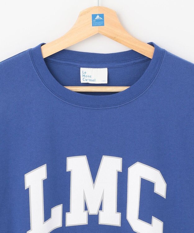 SHARE PARK MENS 【UNISEX】UVカット カレッジロゴTシャツ ブルー