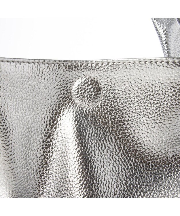 UNBILLION カシュカシュ cachecache / ワンハンドルラウンドバッグ シルバー