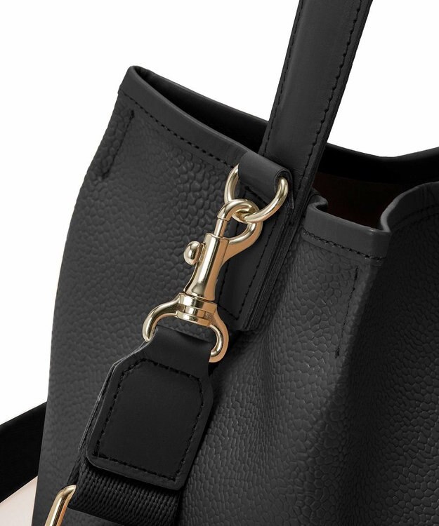 TOPKAPI 【Breath TOPKAPI】SCOTCH GRAIN スコッチグレイン ワンハンドル ショルダー付き ハンドバッグ ブラック