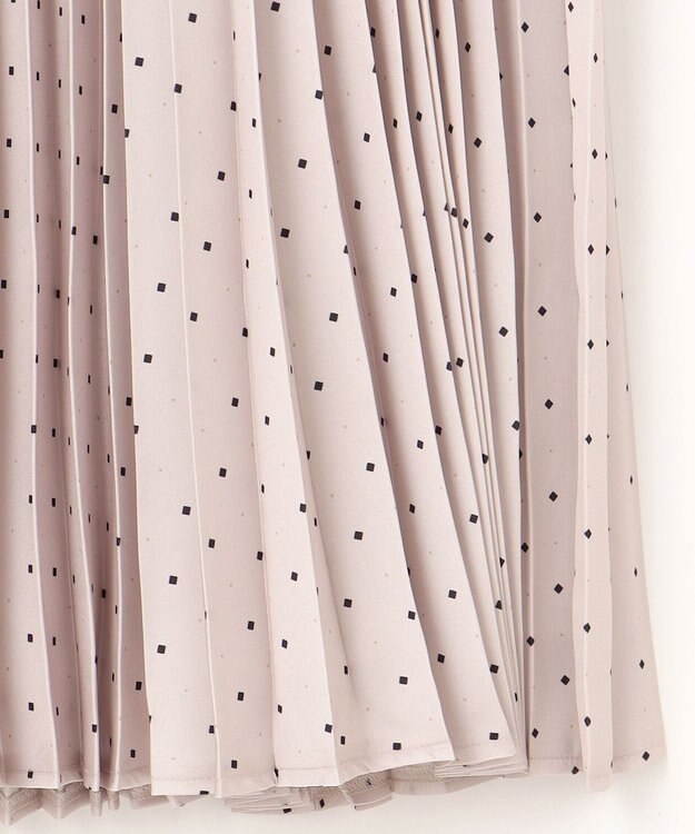 ANY SIS L 【2WAY】バイカラープリーツ ワンピース アイボリーベージュ系