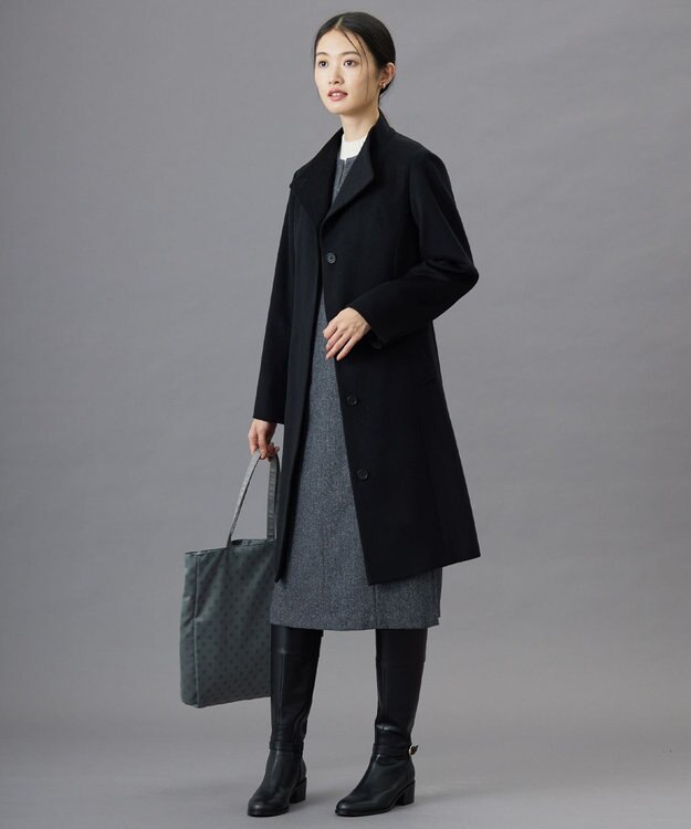 J.PRESS LADIES 【ポケッタブル】ジャカード トート バッグ ブラウン系5