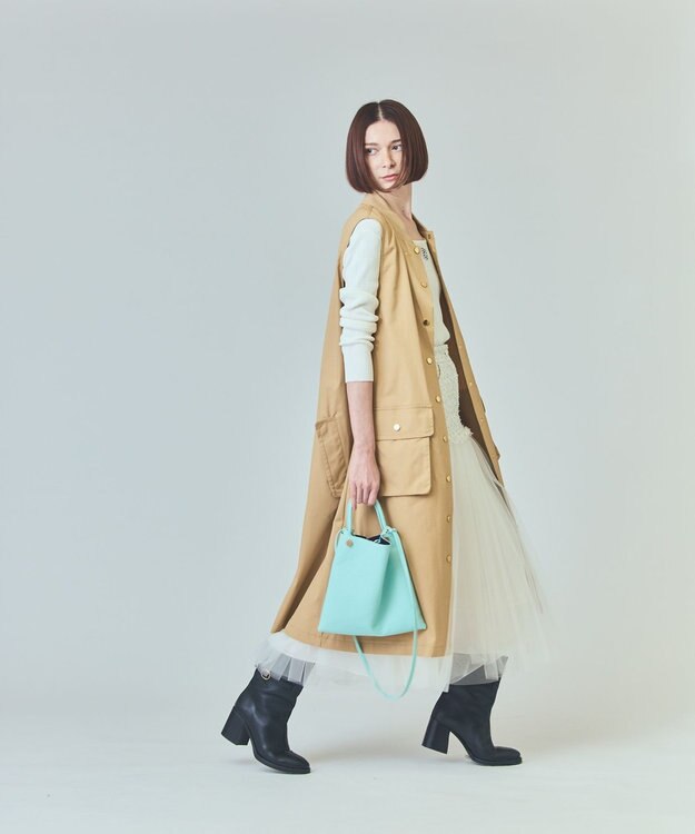 GRACE CONTINENTAL FEEL AND TASTE フラットショルダー ミント