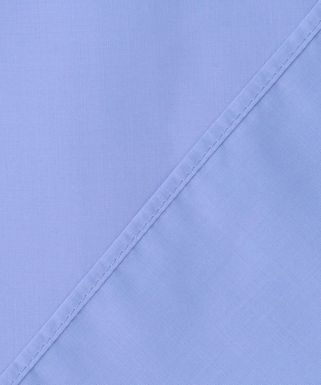 自由区 【カタログ掲載】ナチュラルタッチスタンドカラー ブラウス サックス