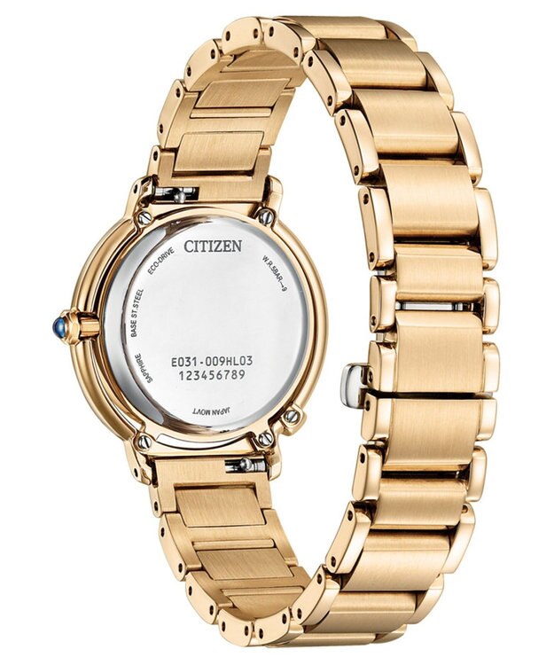 CITIZEN 【付け替えバンド付き】電池交換不要のサステナブルウオッチ ゴールド