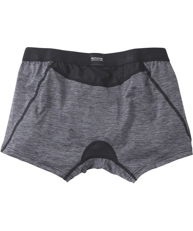 WACOAL MEN ボクサーパンツ　風が通ってムレ軽減。　ダブルエアスルータイプ　吸汗速乾　ショート丈　前閉じ　/ブロス　GT3360 ブラック