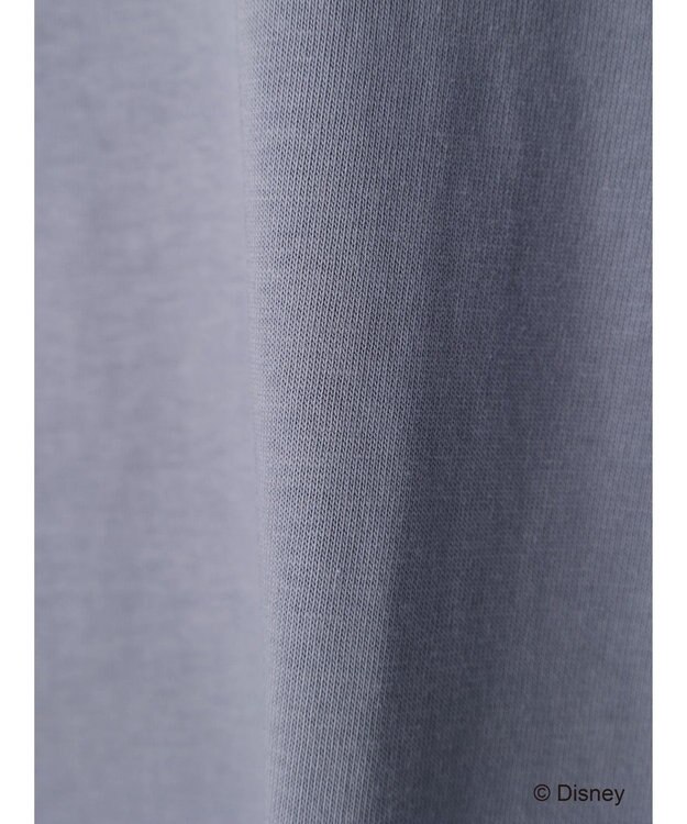 earth music&ecology リトル・マーメイド / プリントTee Charcoal Gray