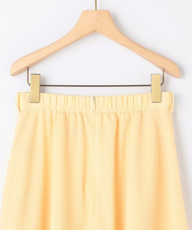 組曲 L 【先行予約】サッカーギンガムチェック フレアスカート イエロー系