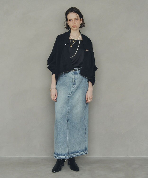 YECCA VECCA 【上下着用可能】2wayインバーテッドライトブルゾン Khaki