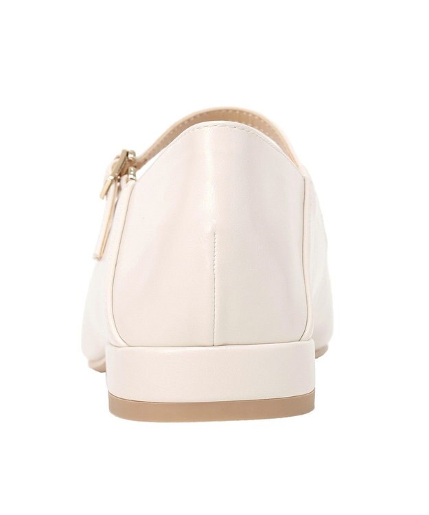 YECCA VECCA メリージェーンストラップパンプス Ivory