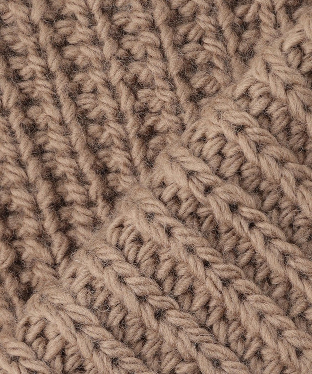 uncrave ハンドニット カーディガン モカ