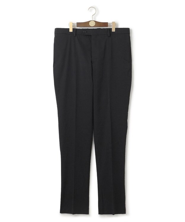 J.PRESS MEN 【KING SIZE】【MECHANICAL】【セットアップ対応 / ウォッシャブル可】ナイロンハイパワーストレッチ スラックス ブラック系