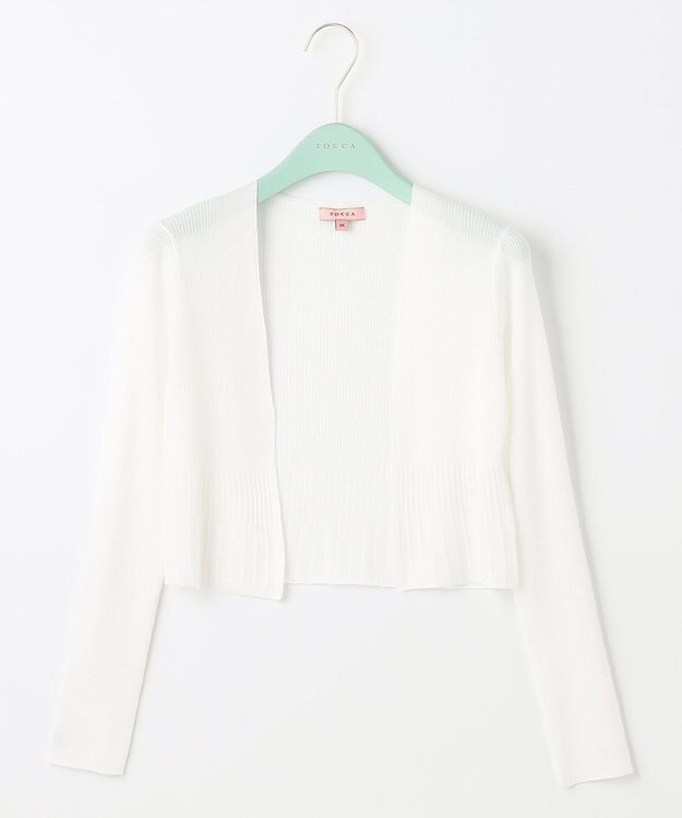 TOCCA 【洗える！】AJISAI ボレロ アイボリー系