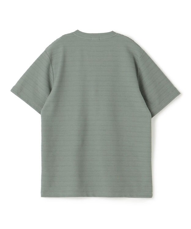 JOSEPH HOMME メランジリップル　Vネックカットソー ピーコックグリーン系