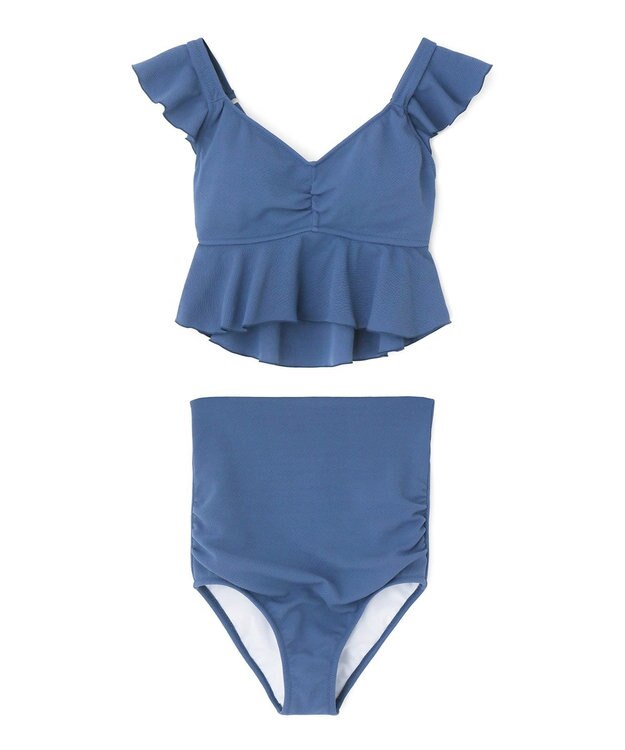 San-ai Resort（三愛水着楽園） 【SALE】【ナチュラルシェイプスイム　ライト】ノンワイヤービキニ　9M・11L　【San-ai Resort（サンアイリゾート）】 ブルー