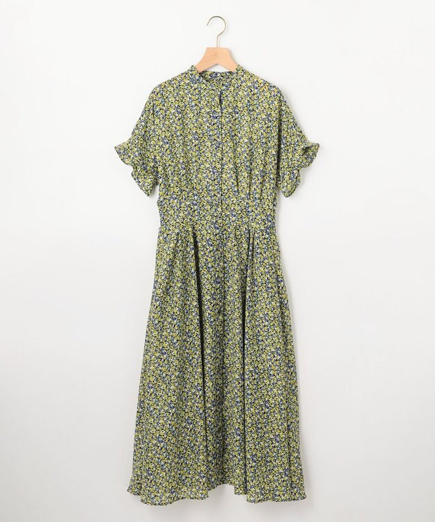 組曲 ミニフラワープリント ワンピース イエロー系5