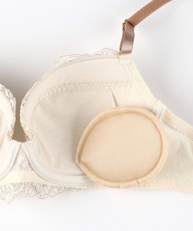 Wing 【ナチュラルアップブラ】 ふっくら自然なバストをメイク AA~Fカップ展開 KB3000 ウイング／ワコール クリーム