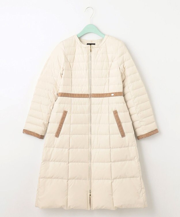 TOCCA HOLIDAY ロングダウンコート アイボリー系