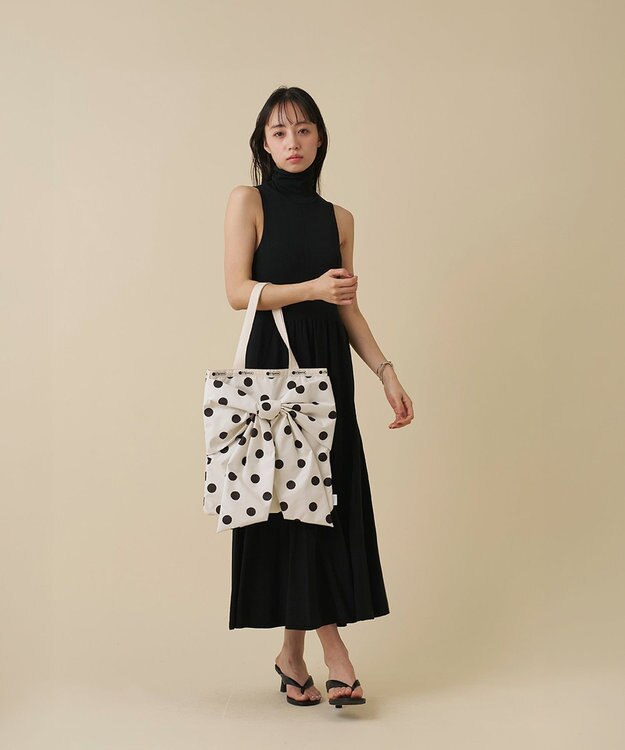 LeSportsac LG BOW EMERALD TOTE/ノワールポルカドットスナイデル ノワールポルカドットスナイデル