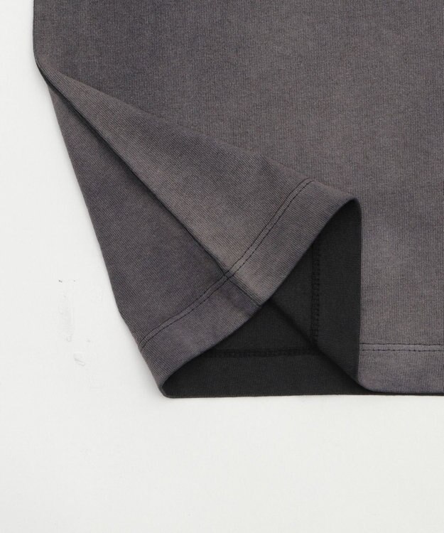 WEGO 【ユニセックス着用ITEM/MLサイズ展開】グラデーションワンポイントT（SS） ブラックその他