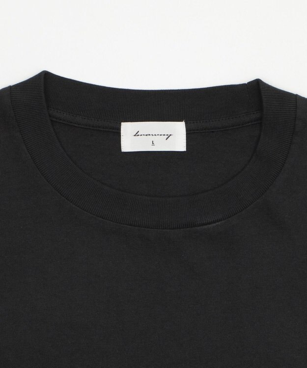 WEGO 【ユニセックス着用ITEM/MLサイズ展開】グラデーションワンポイントT（SS） ブラックその他