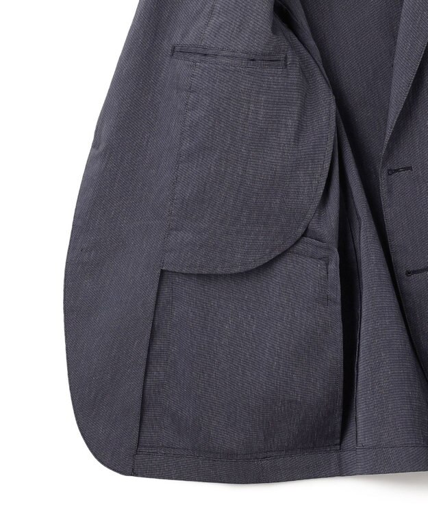 JOSEPH HOMME 新素材【洗える/ストレッチ】ピンヘッドリネンストレッチ　ジャケット ネイビー系