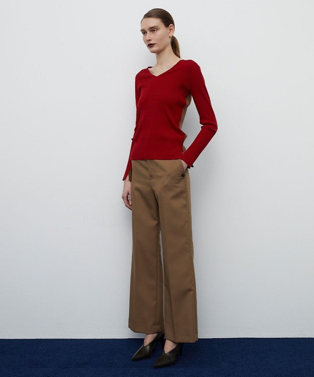 BEIGE， ROULE / ワイドストレートパンツ Camel