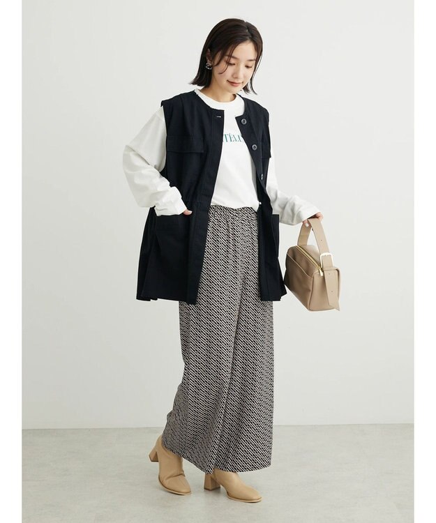 Green Parks オーバーサイズロゴチュニック Off White