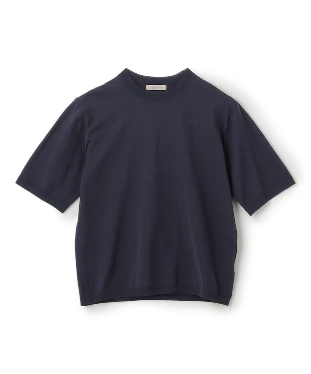 UNFILO MENS FINE MOVE クルーネック ニット [24年春夏商品] ネイビー