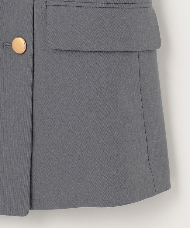 ANY SIS L 【BAILA11月号掲載】 褒めらレディ テーラード ジャケット グレー