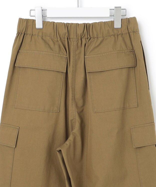 23区 L 【SLOW/一部店舗限定】ハイカウントギャバ パラシュート カーゴパンツ モスグリーン系