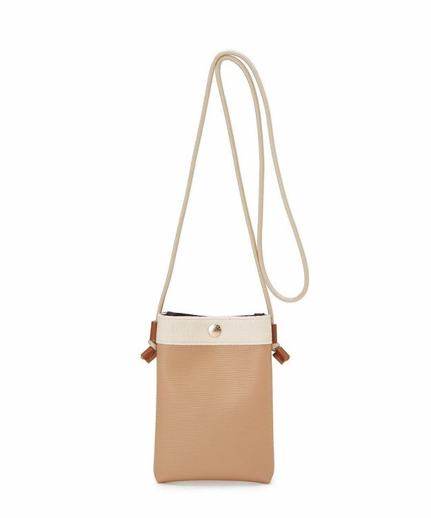 TOPKAPI 【Breath TOPKAPI】RIPPLE リプル スリム サコッシュ スマホショルダー ミルクティ