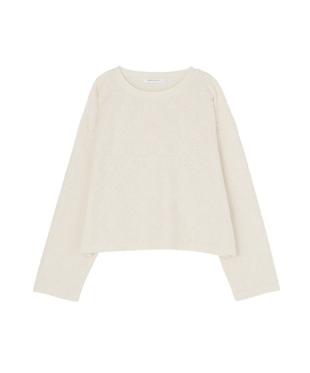 AMERICAN HOLIC 総レースプルオーバー Ivory