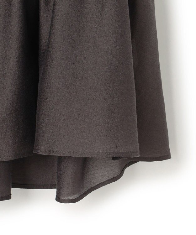 23区 L 【WEB&一部店舗限定カラーあり】ソフトオーガンジー ボリューム ブラウス [一部店舗限定カラー]ダークブラウン系