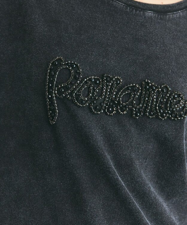 GRACE CONTINENTAL ピグメントTシャツ ブラック