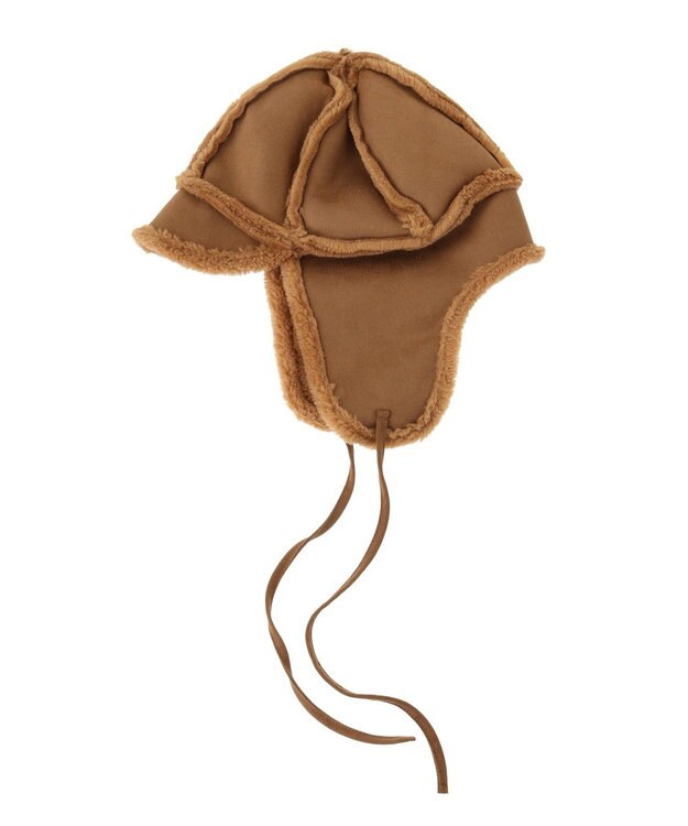 Green Parks ・ムートンフライトキャップ Camel