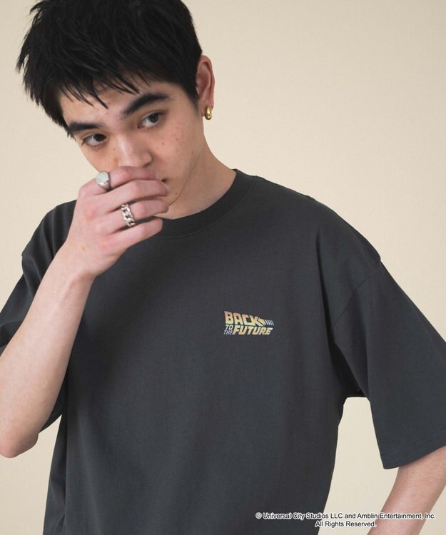 WEGO 【新柄追加/BACK　TO　THE　FUTUR/ユニセックス着用ITEM/SMLサイズ展開】BACK　TO　THE　FUTURE　グラフィックT（S） 柄2