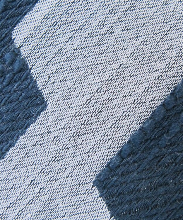 POLS 播州織 ネクタイ ネイビー