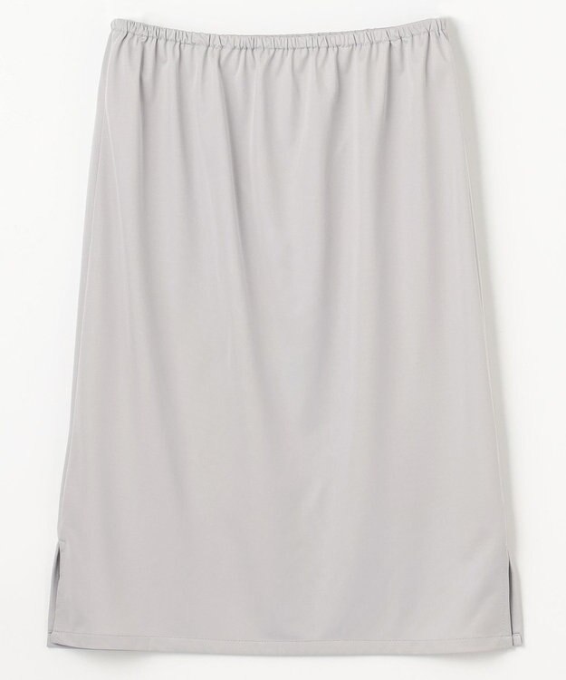 NAVE 【ReNAVE・洗える】メルティーシャギーニット スカート ライトグレー系