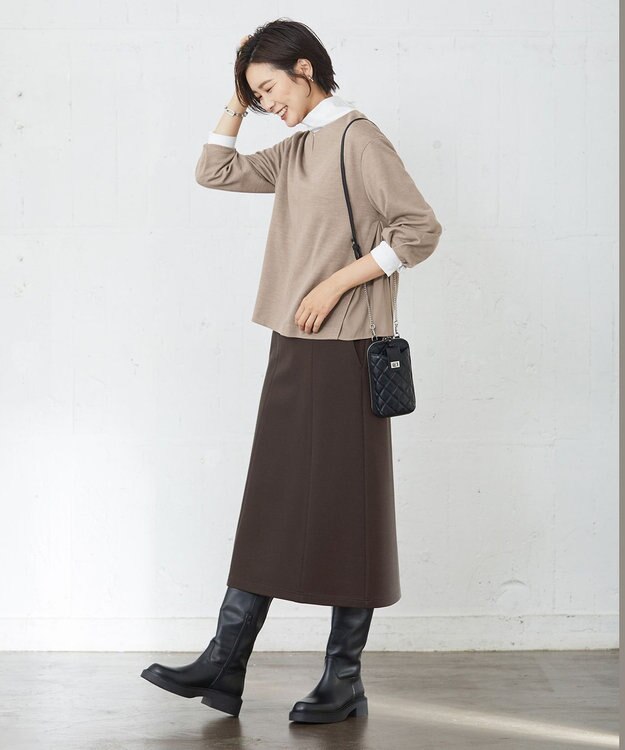 J.PRESS LADIES 【STELIO MALORI】サイドゴア ブーツ ブラック系