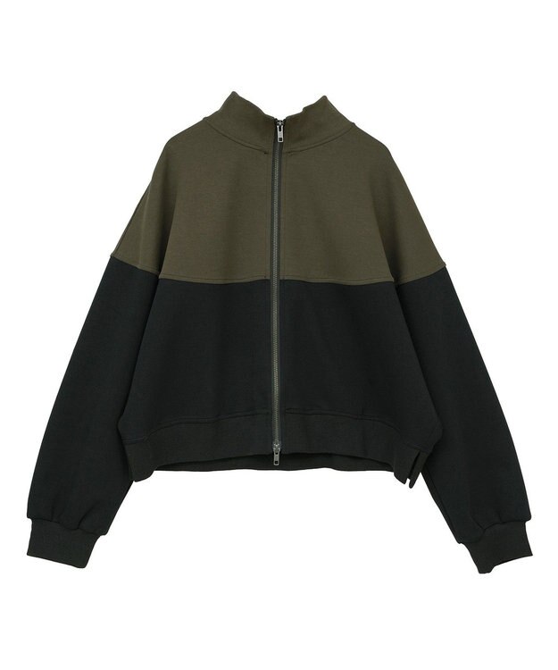 YECCA VECCA 【上下着用可能】2wayインバーテッドライトブルゾン Khaki