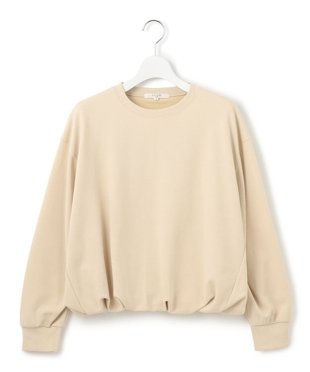 23区 【SLOW/一部店舗限定】ライトダンボール バルーン スウェット アイボリー系