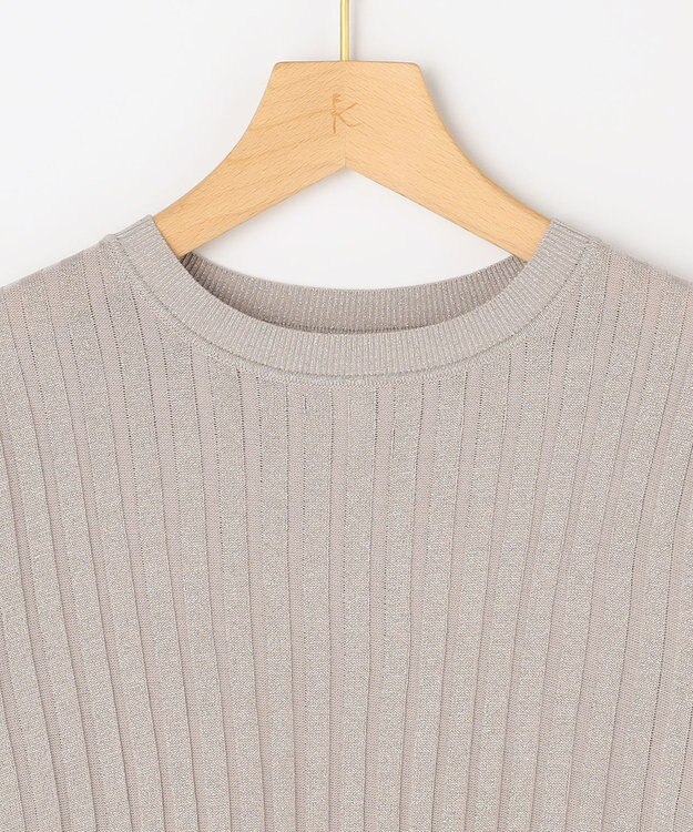 組曲 L 【先行予約】ライトラメニット アンサンブル グレージュ系