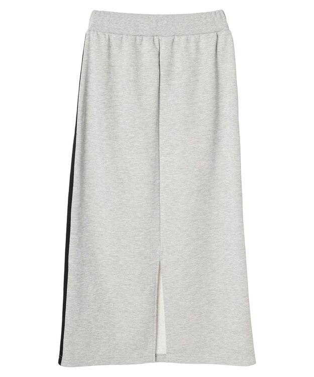 Green Parks Ｄｉｓｎｅｙ／ラメ裏毛ラインスカート Gray Mixture