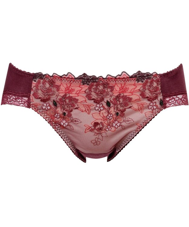 Wing ショーツ KB2721とペア 【後ろ姿きれいブラ】 はきこみ丈あさめ KF2321 ウイング／ワコール エンジ