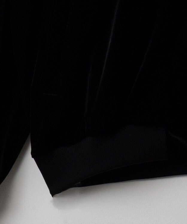 WEGO ベロアライントラックジャケット ブラック