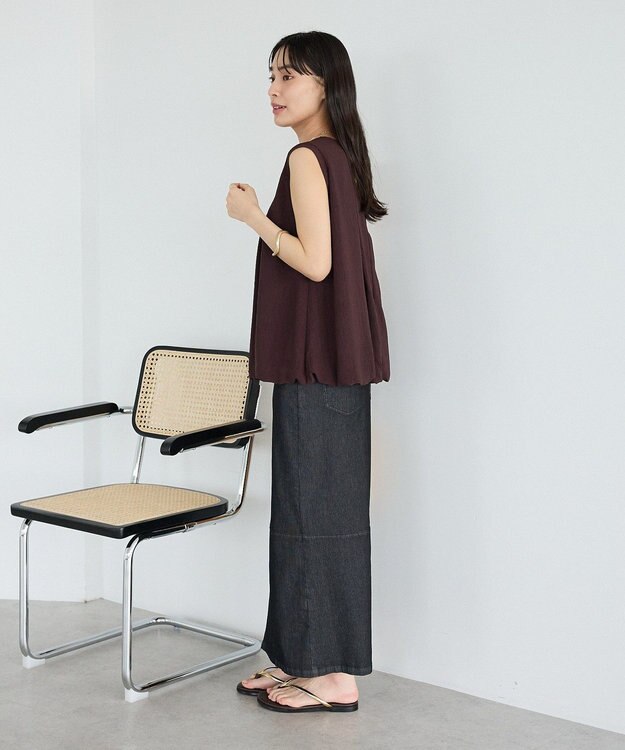 CRAFT STANDARD BOUTIQUE タックバルーンプルオーバー Dark Brown