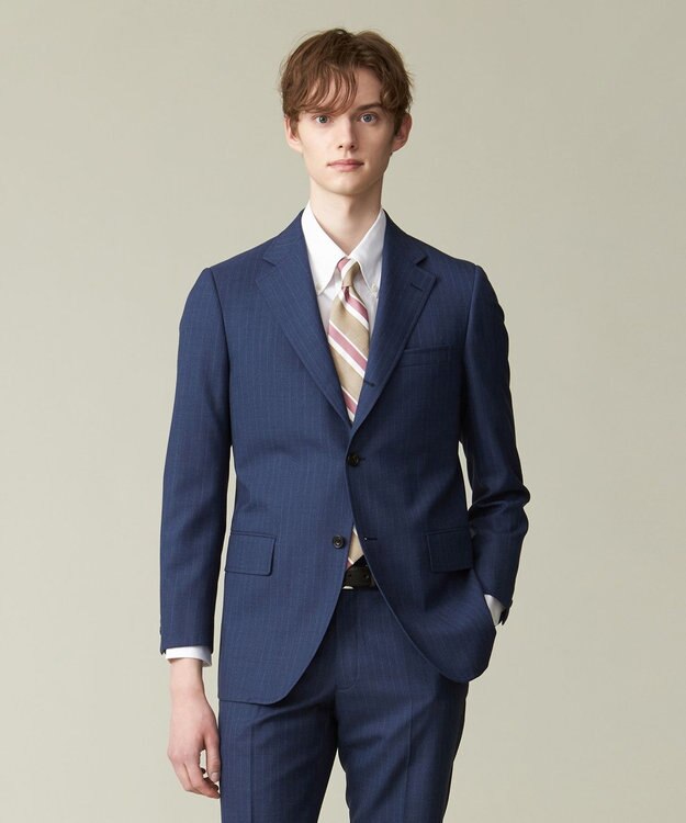 J.PRESS MEN 【CUBA BEACH MASTERPIECE】ブルーシェードストライプ スーツ ブルー系1